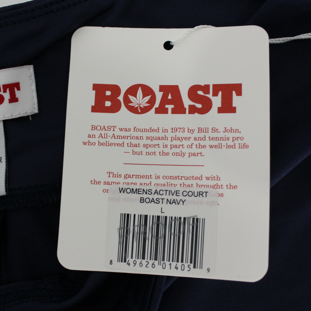 NEW Large BOAST USA Women Active Court Practice Training Short Navy Tennis - Picture 5 of 7